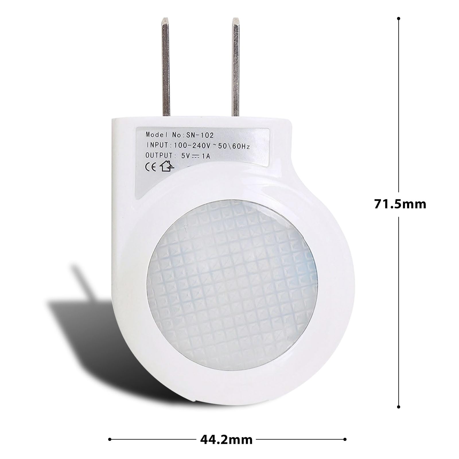 YAFIYGI Travel Night Light Portable Plug-in 0 7W Travel LED Night Light Foldable Mini Tiny Lights for Hotel — view 7