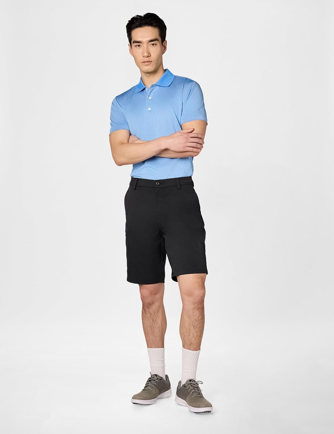 Brooks Brothers Mens Performance Series Micro Stripe Jersey Polo Shirt - Image 6