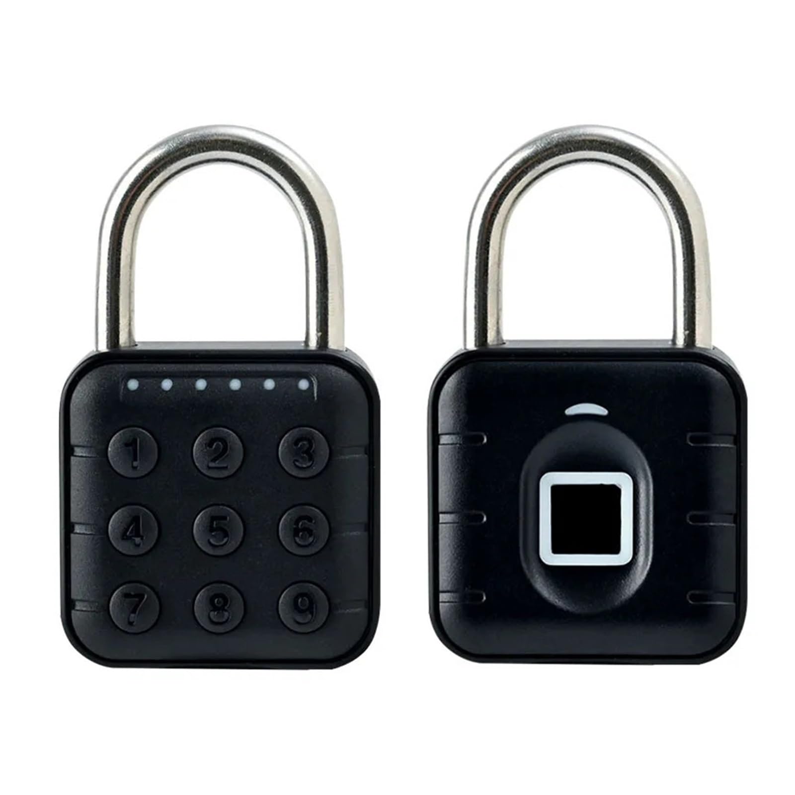 DIGNIFE Smart Door Lock, Waterproof Smart Fingerprint Padlock Rechargeable Anti Theft Keyless Lock