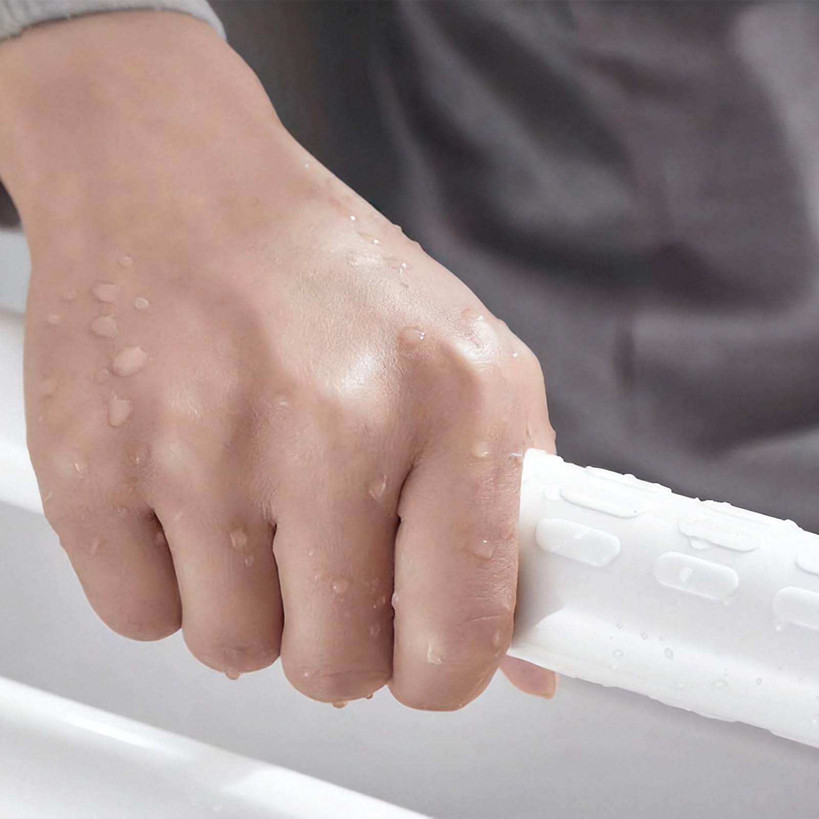 Barra de Apoyo Baño, Mango de movilidad para la Bañera, Baño (75cm) | Baranda de Baño, SUS 304 mango de seguridad antideslizante con fluorescencia para baño, bañera Antideslizante Durable