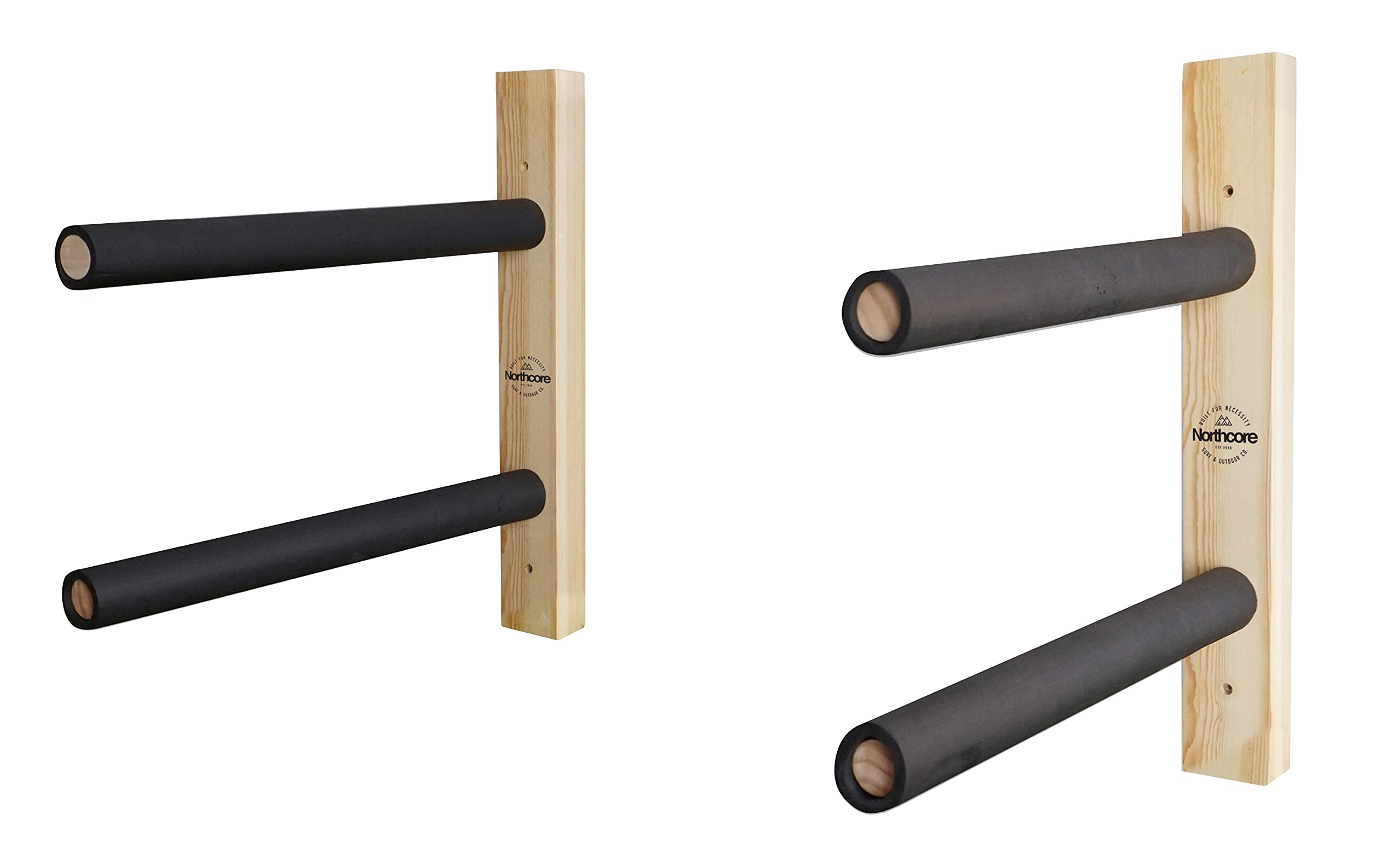 Northcore 2024 Estante Doble para Tablas De Surf Nc1234 - Madera