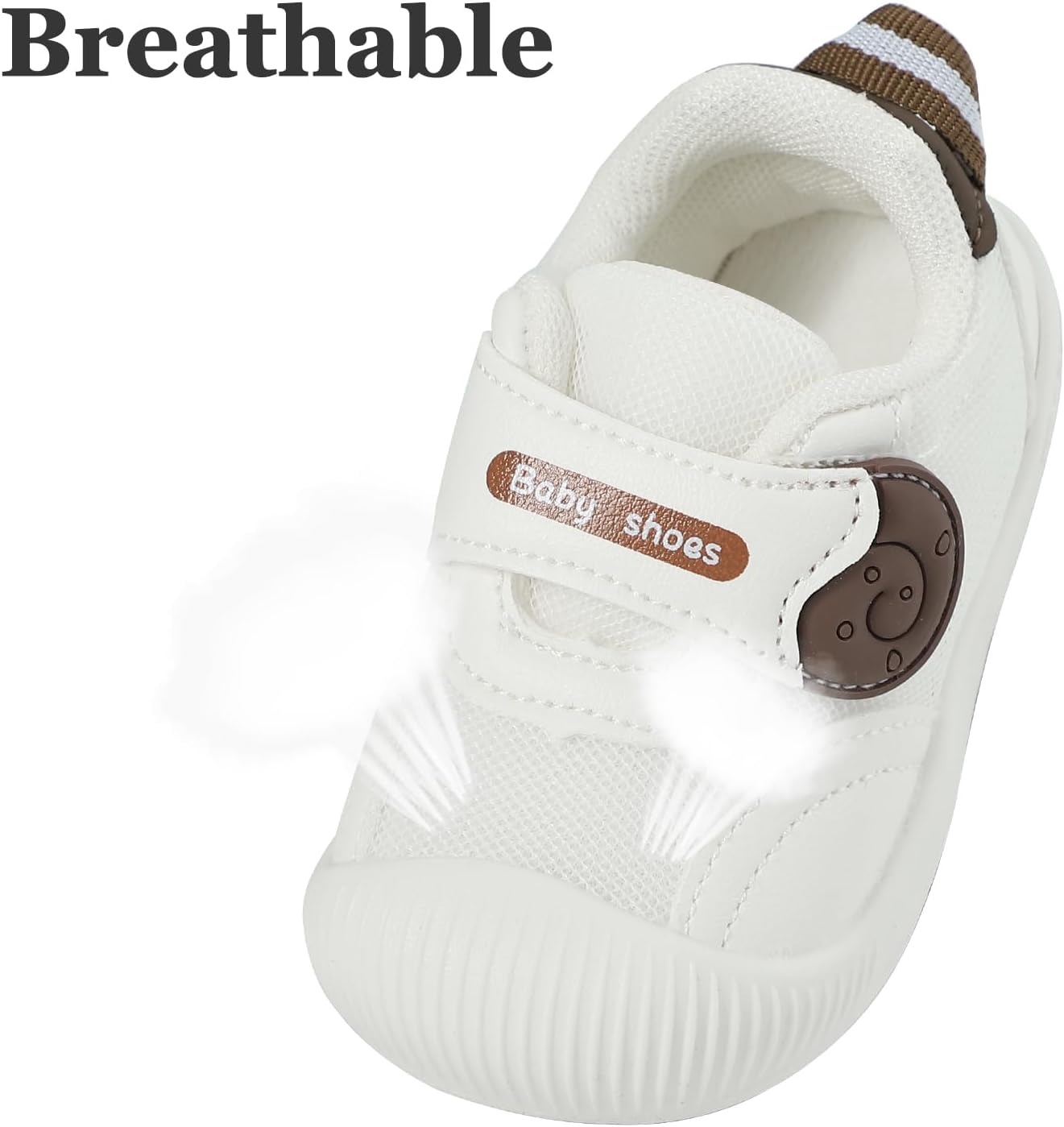 MK MATT KEELY Baby Shoes Boy Girl First Walker Shoes Toddler Non-Slip Breathable Mesh Barefoot Sneakers Infant Outdoor Lightweight Tennis Shoes