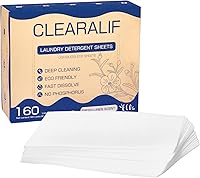 Vista 84 de CLEARALIF Laundry Detergent Sheets, Orange, 64 Load, CLEARALIF Laundry Detergent Strips Eco Friendly & Hypoallergenic