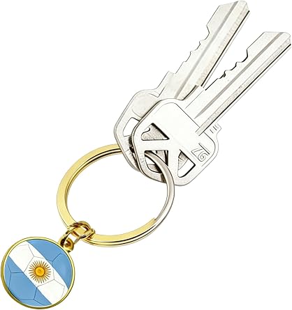 2026 World Cup Keychain, Football Trophy Key Ring, Lightweight and Suitable for Fans to Collect