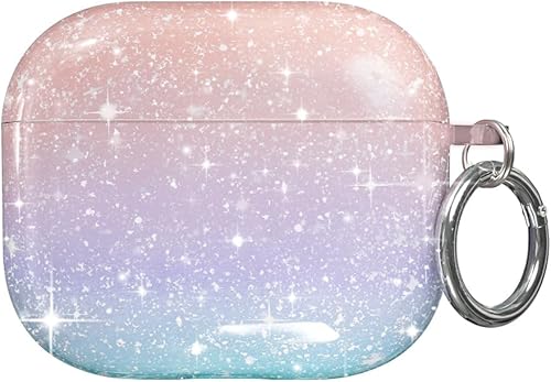 Miniatura 61 de Velvet Caviar Funda compatible con AirPods de tercera generación con llavero – Lindas fundas protectoras duras para AirPod 3 para mujer – Rosa