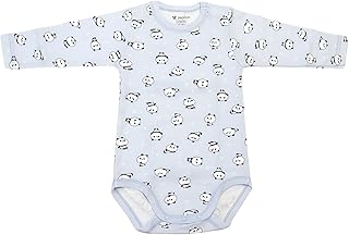 سالوبيت داخلي قطن بكباسين وأكمام طويلة للأولاد من بابيون (عبوة من قطعة واحدة)