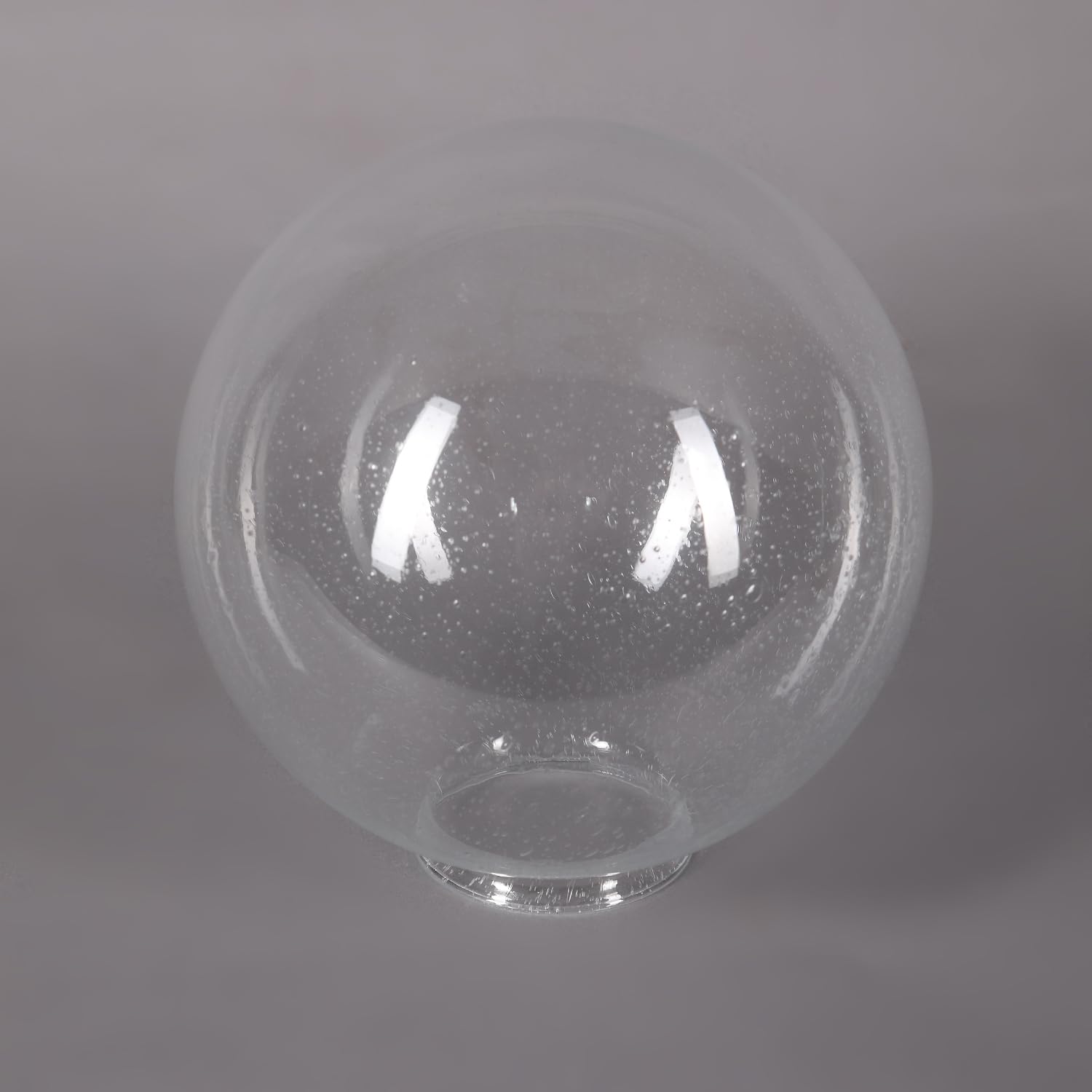 Kugelglas Blasenglas Lampenglas Ø 250mm Ersatzglas Leuchtenglas m.Kragenrand