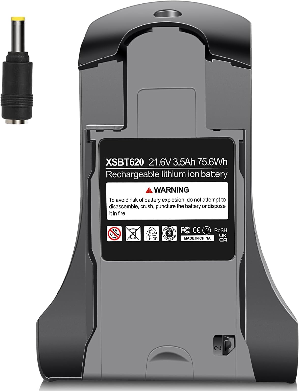 ใUpgradeใ3.5Ah XSBT620 Replace for shark vacuum Battery 21.6V,Compatible with Shark IZ361H IZ162H IZ163H IZ362H IZ363HT IZ363H Shark Cordless Vacuum Battery, Lithium-ion Rechargeable Battery XSBT600