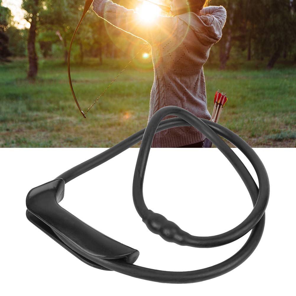 Tiratore di arco ergonomico ed elastico portatile, per tiro con l'arco, multiuso per addestramento tiro con l'arco, per la maggior parte degli amanti degli arcieri, rinforza le braccia