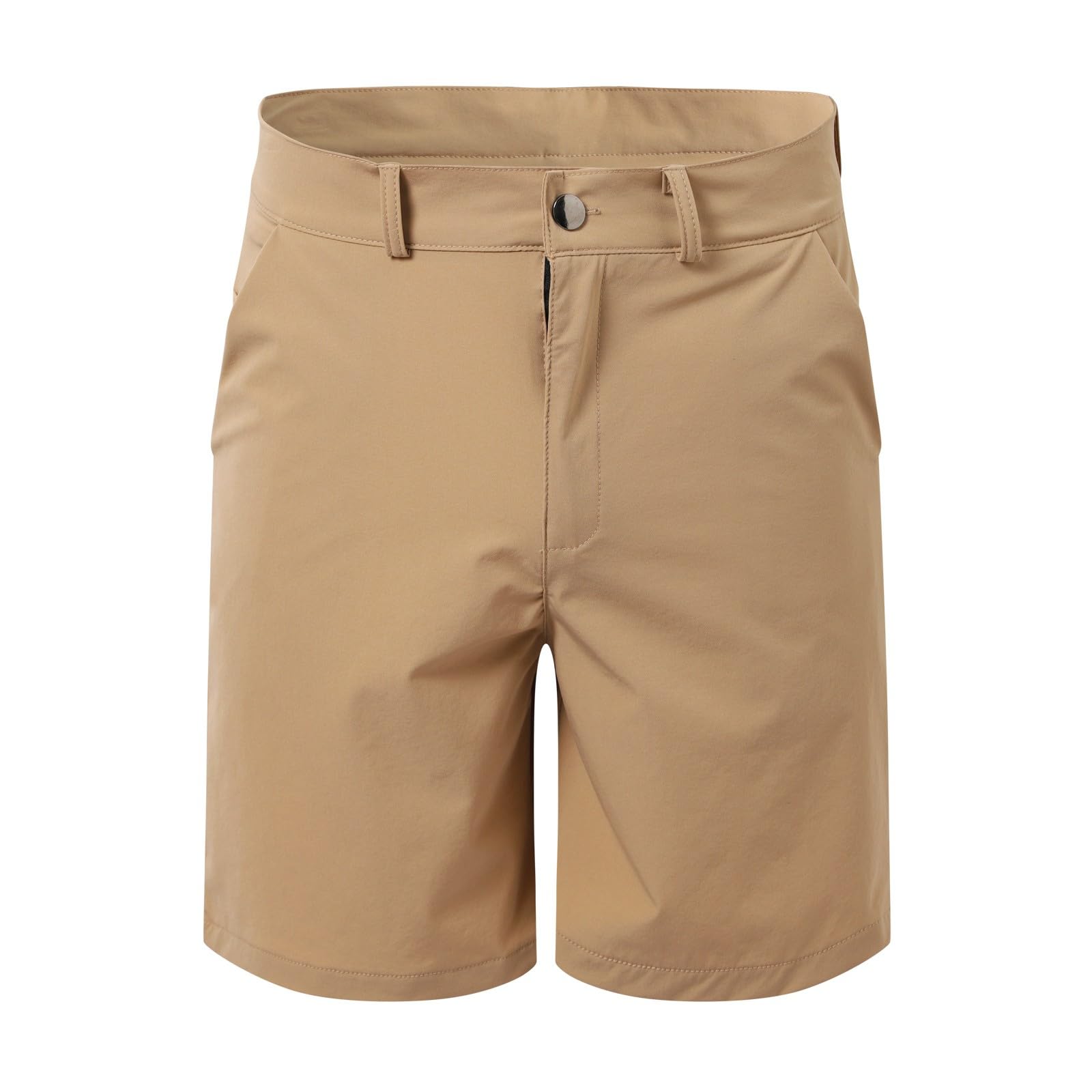 Generico Pantaloncini Uomo da Lavoro-Pantaloncini Casual da Uomo, da 7 Pollici, Elasticizzati, da Lavoro, con 4 Tasche, Leggeri