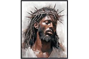 Artful Visual Masterpiece: African American Wall Decor with a Spiritual Essence