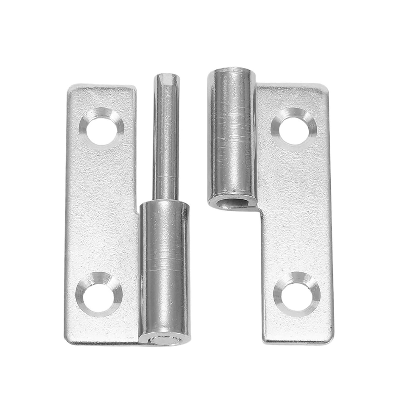 Aiqijohi Left Open Door Hinges Detachable Hinge Slip Joint Lift Flag Off Door Stainless Steel Connector Left Right Open Flat Furniture Hardware(Left Open)