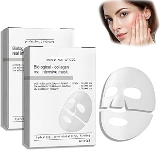 Skaind Hydraglow Deep Face Mask,Skaind Collagen Mask,Collagen Anti Wrinkle Face Mask,Hydrating Overnight Mask, Anti Aging Face Mask for Lifting, Firming, And Moisturizing (8 pcs)