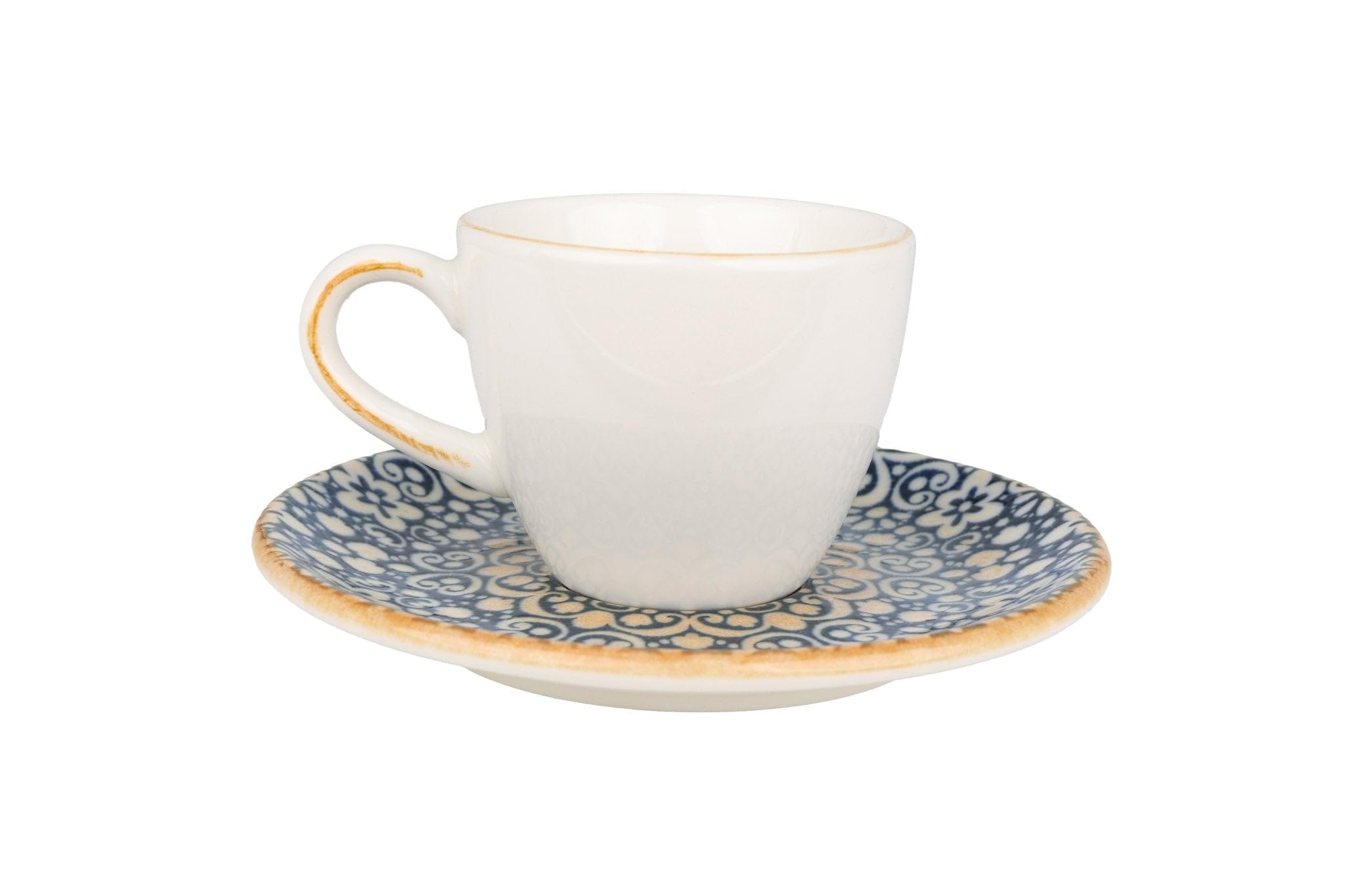 Bonna Alhambra - Espressotassen und Untertasse - 80 cc - Porzellan - 6er set