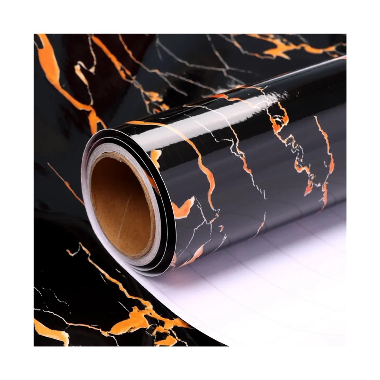 Papier peint marbre anti-chaleur et imperméable pour cuisine