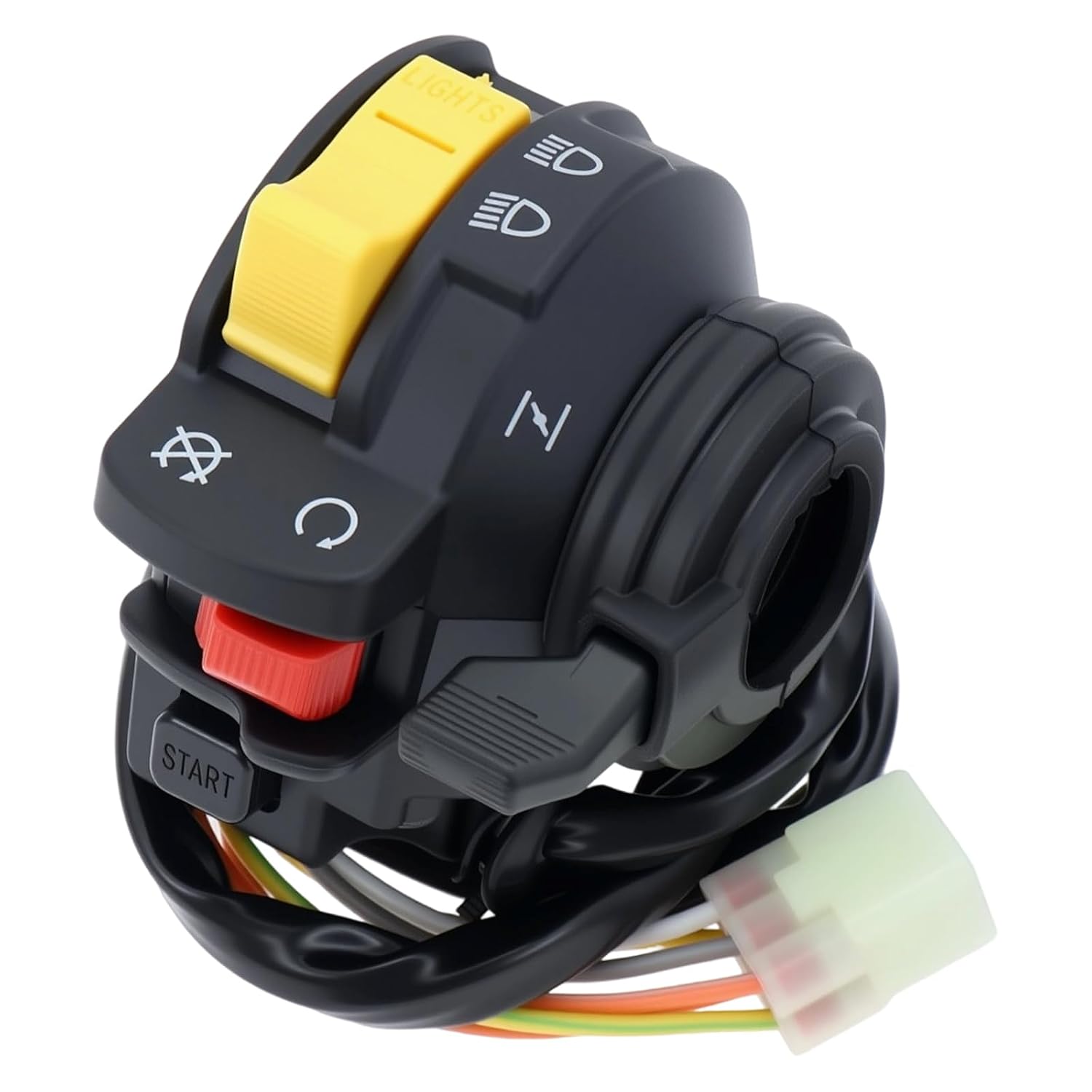 Left Handlebar Switch for Suzuki QuadRunner 250 Start Stop Headlight Switch for Ozark 250 LT-F250 2002-2014