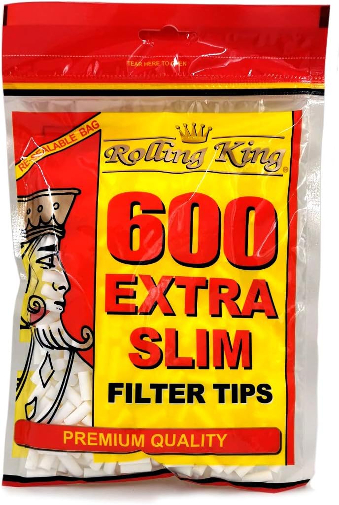Extra Slim Filter Tips - 600 Tips per Bag