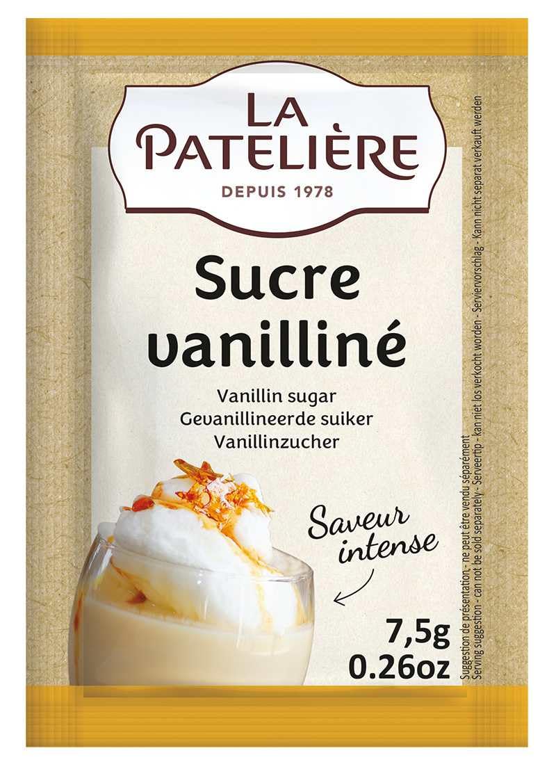 LA PATELIERE Sucre Vanilliné 10 Sachets 7.5 g