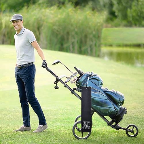 Miniatura 5 de TOUNER That's What I Do I Play Golf and I Know Things - Toallas de golf bordadas, divertida bolsa de golf, regalos para hombres, mujeres, golfistas,