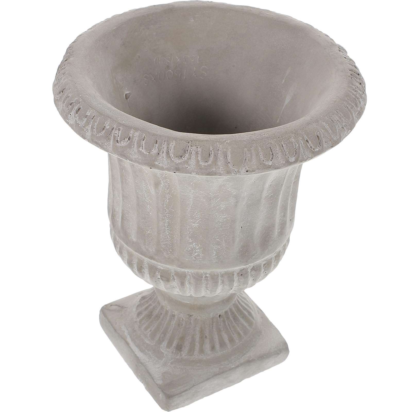 Vase en ciment créatif pour plantes hydroponiques sur bureau moderne