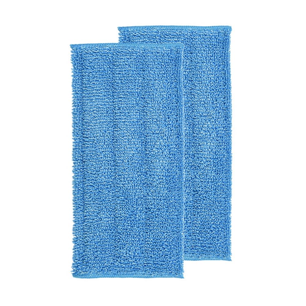 Bluwhale Blue 2 Pcs Reusable Mop Refill Pads Compatible With Flash Power Mop, Refill Pads For Flash Power Mop - Washable Mop Pads For Wet And Dry Sweeping