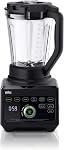 Braun TriForce Power Blender - Powerful 1600 Watt Countertop Blender with 10 Manual Speeds, 3 Texture & 6 Food Settings, Stainless Steel Blades, Auto-Clean, Heated Blending Function for Soups