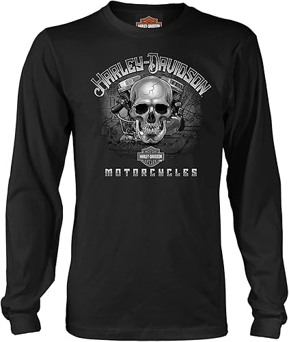 Harley-Davidson Military - Camiseta de manga larga para hombre - Overseas Tour Patriot Eagle
