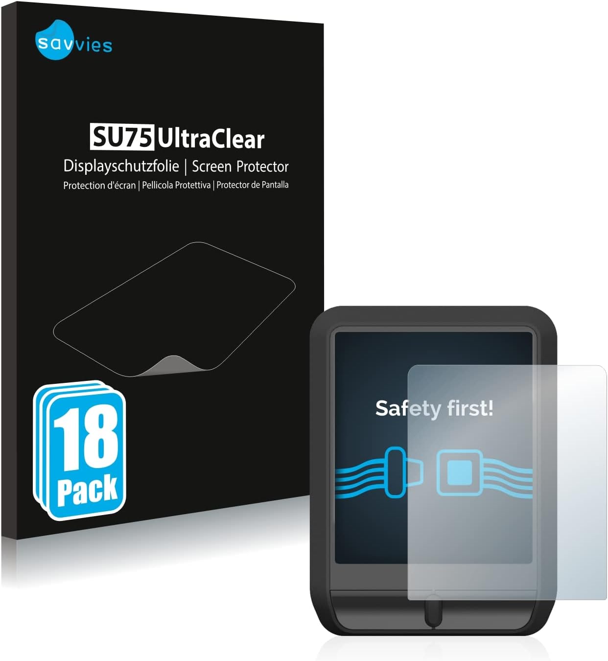 Screen Protector Compatible with Mahle Pulsar One Protection Film Clear 18-Pack