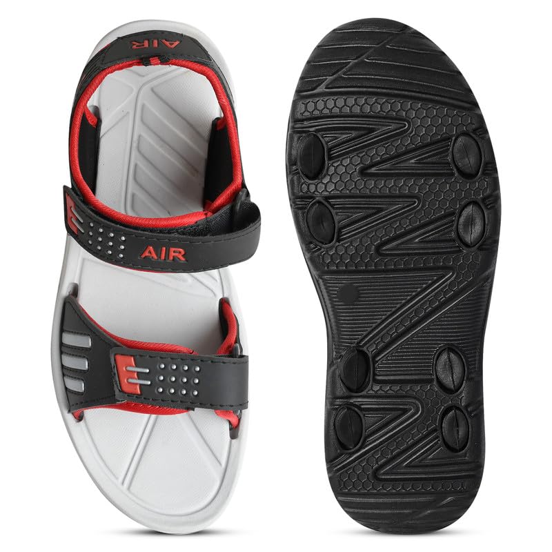 Image of STYLISH and comfortable sandals for men GREY-ORANGE
