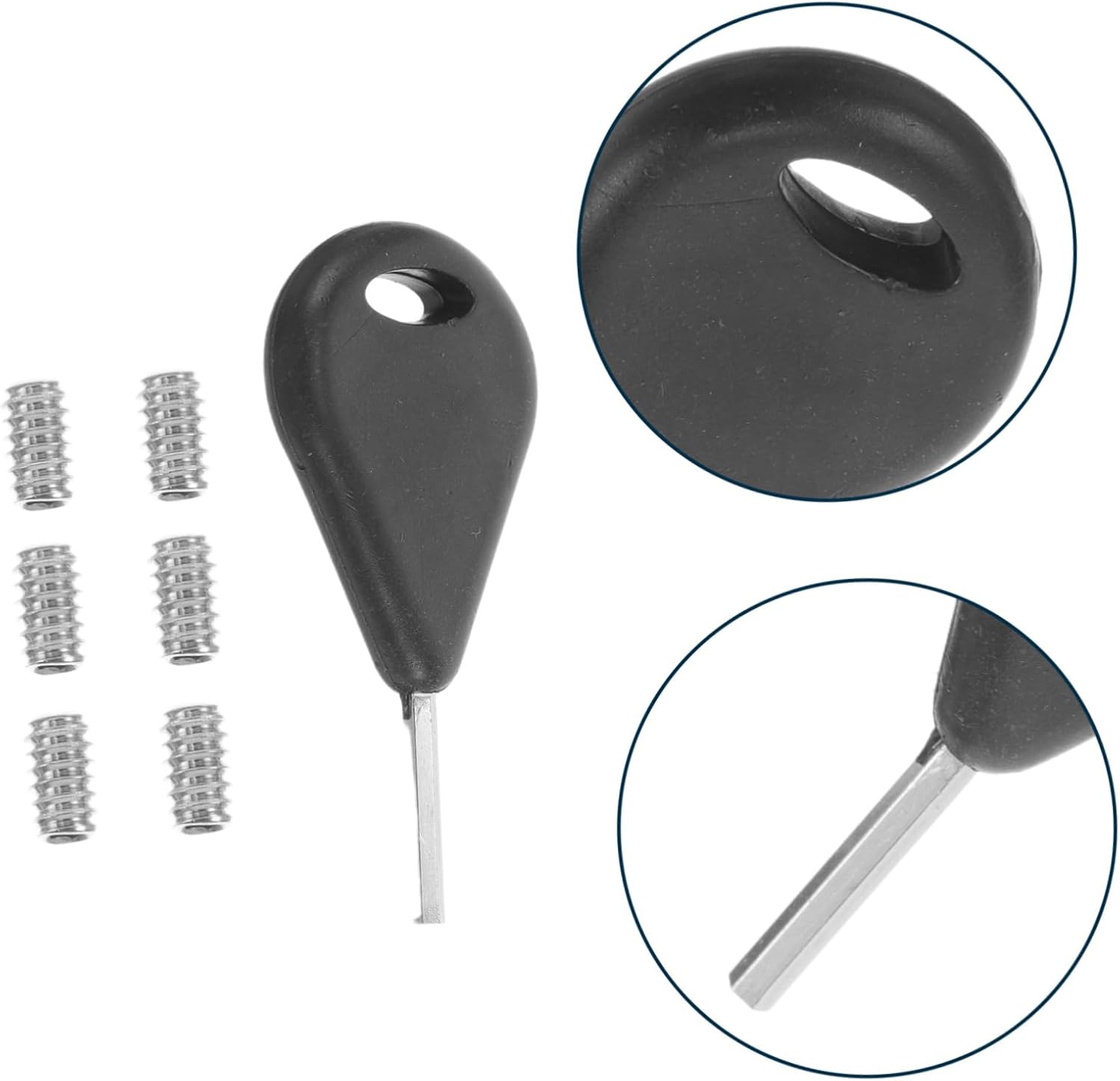 POPETPOP Surfboard Fin Tool Kit with Fin Screws and Round Cup Wrench for Easy Adjustments and Reliable Performance Surfing Lightweight and Portable