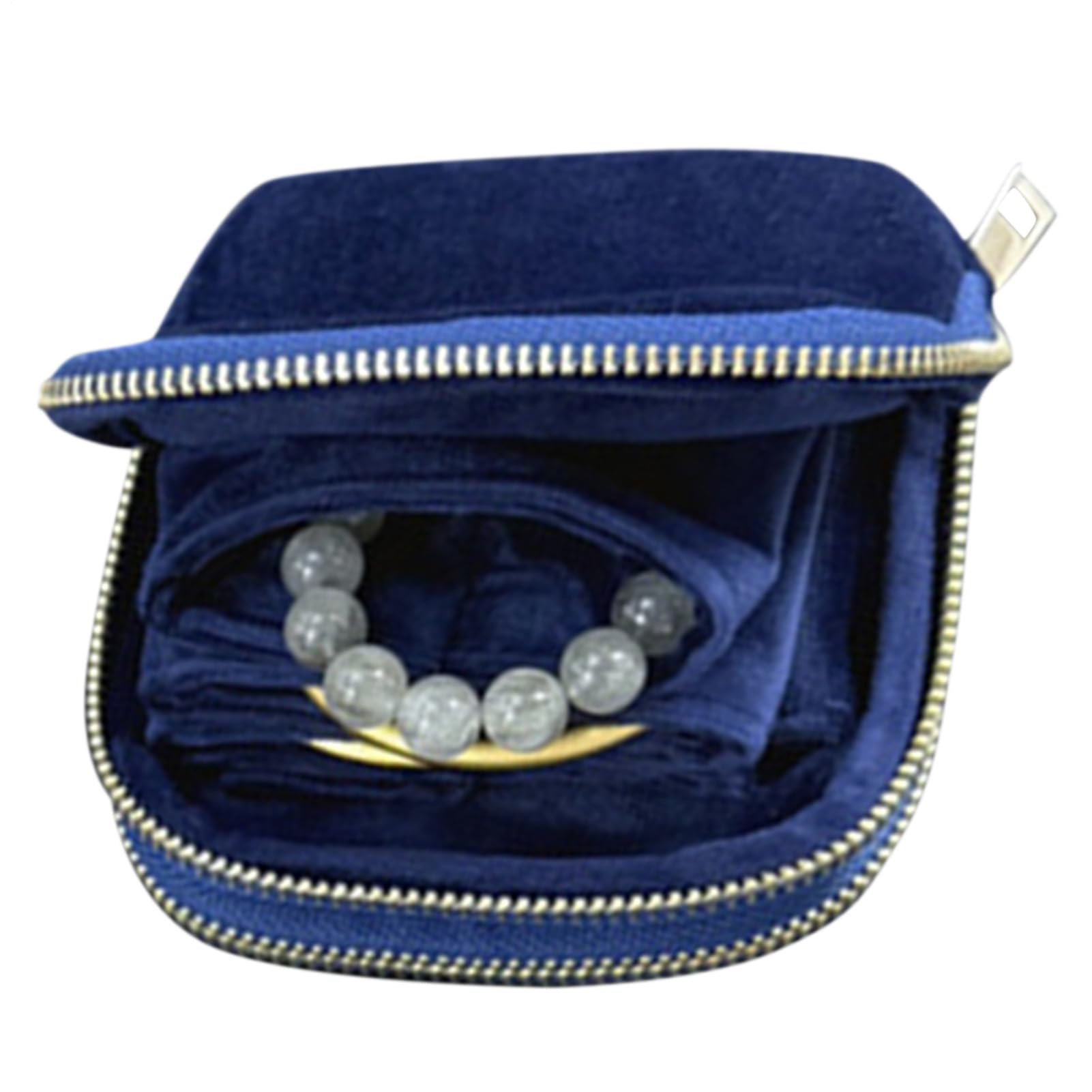 Pochette à bracelets en velours à double couche pour voyage
