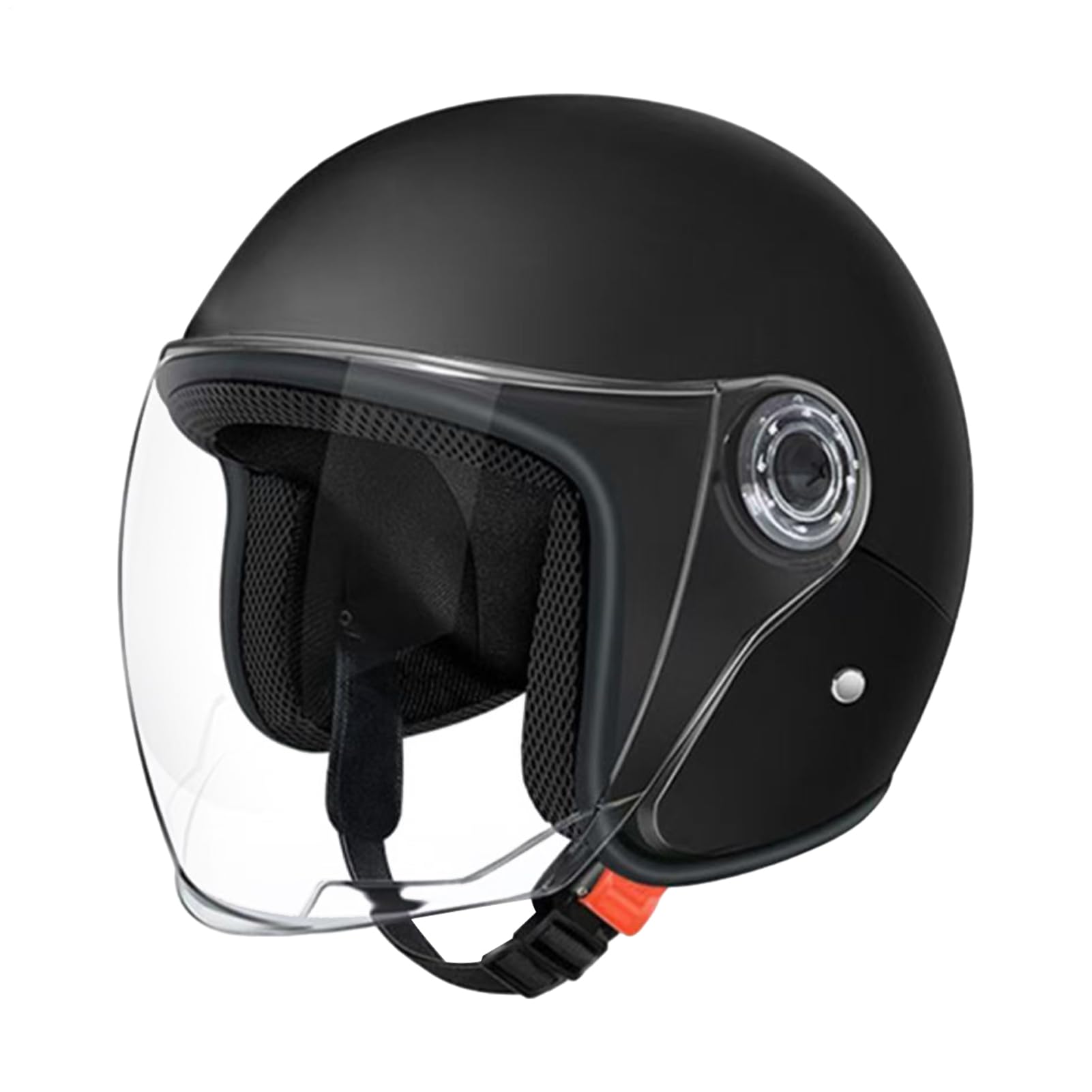 Casco Moto Mezza Faccia - Caschi Per Scooter Elettrici, Casco Per Ciclomotore|Casco Da Moto je t, Caschi Da Moto, Casco Per Ciclomotore Per Protezione Dal Freddo, Per Uomo E Donna