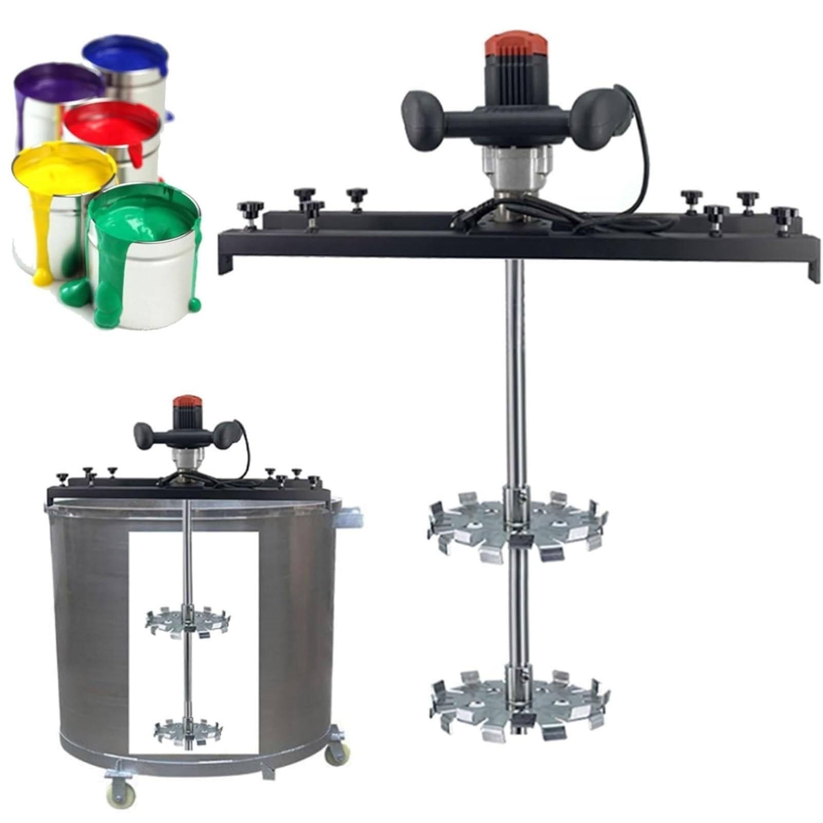 Agitador de Aire IBC, máquina mezcladora de Tanque neumática de 1 tonelada, Herramienta de Mezcla de Pintura con Soporte para máquina agitadora de Pintura, (do