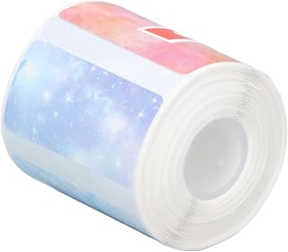 Thermal Paper Roll | 40x20mm Self-Adhesive Inkless Print Paper 310 Sheets with 4 Patterns