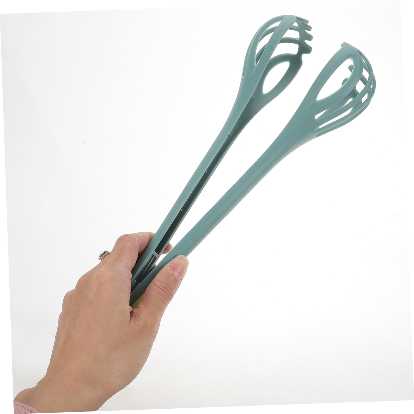 FUNOMOCYA Manual Egg Beater Food Clip Set Nylon Non-slip Grip Heat Dissipation Easy to Use Kitchen Tool Random Color