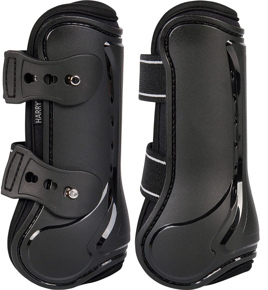 NETPROSHOP Neopren Gamaschen Beinschützer schwarz Größe Shetty (2 Stück), Groesse:Shetty, Farbe:Schwarz