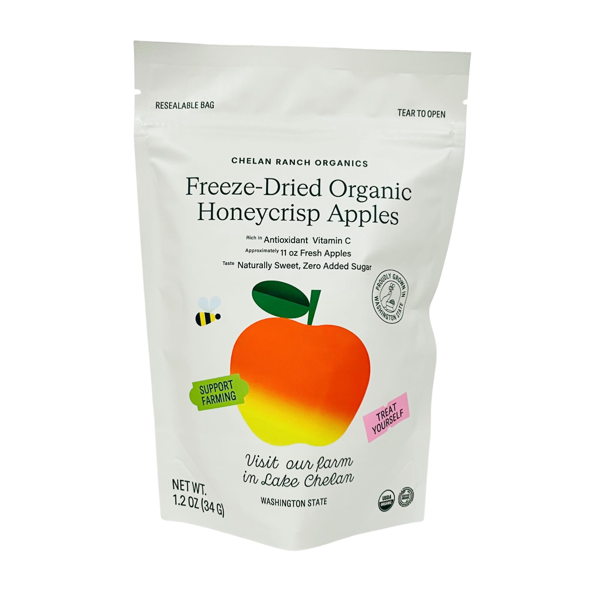 Amazon.com: Chelan Ranch Organics Freeze-Dried Organic Honeycrisp