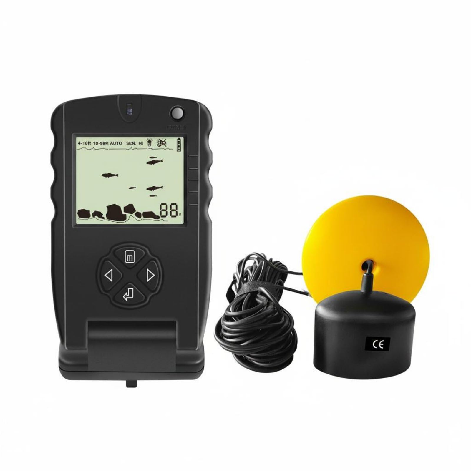Ojiva® Wired Aquatic Life Detector Detector Wire Connection Portable Aquatic Life Detector Detector Depth Detection Fishing Gear for Fishermen, Anglers, Ff717-picture-22