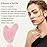 Ditind Rose Quartz Gua Sha Facial Tools, GuaSha for Toxins/Prevents Wrinkles for Spa Acupuncture Therapy Trigger Point Treatment