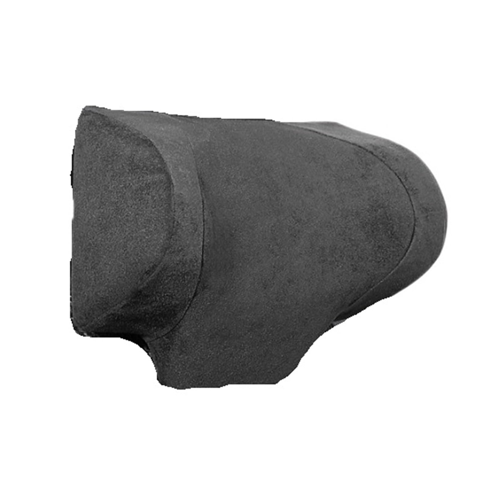 Appuie-tête de voiture réglable en alcantara noir avec support tablette intégré
