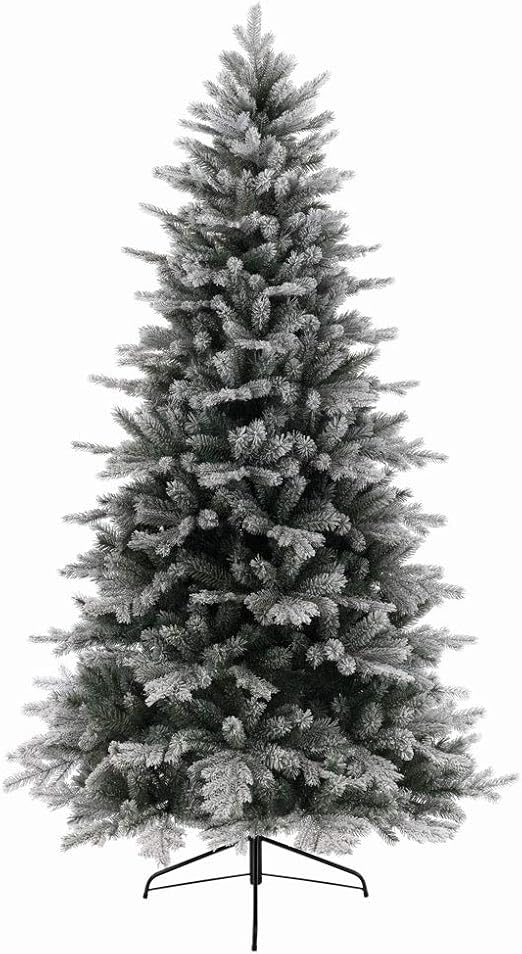Sysk Christmas Spectacular 2022 Aluminum Tree Kaemingk 210Cm (7Ft) Green Frosted Vermont Spruce Artificial Christmas Tree  (689542) : Amazon.co.uk: Home & Kitchen