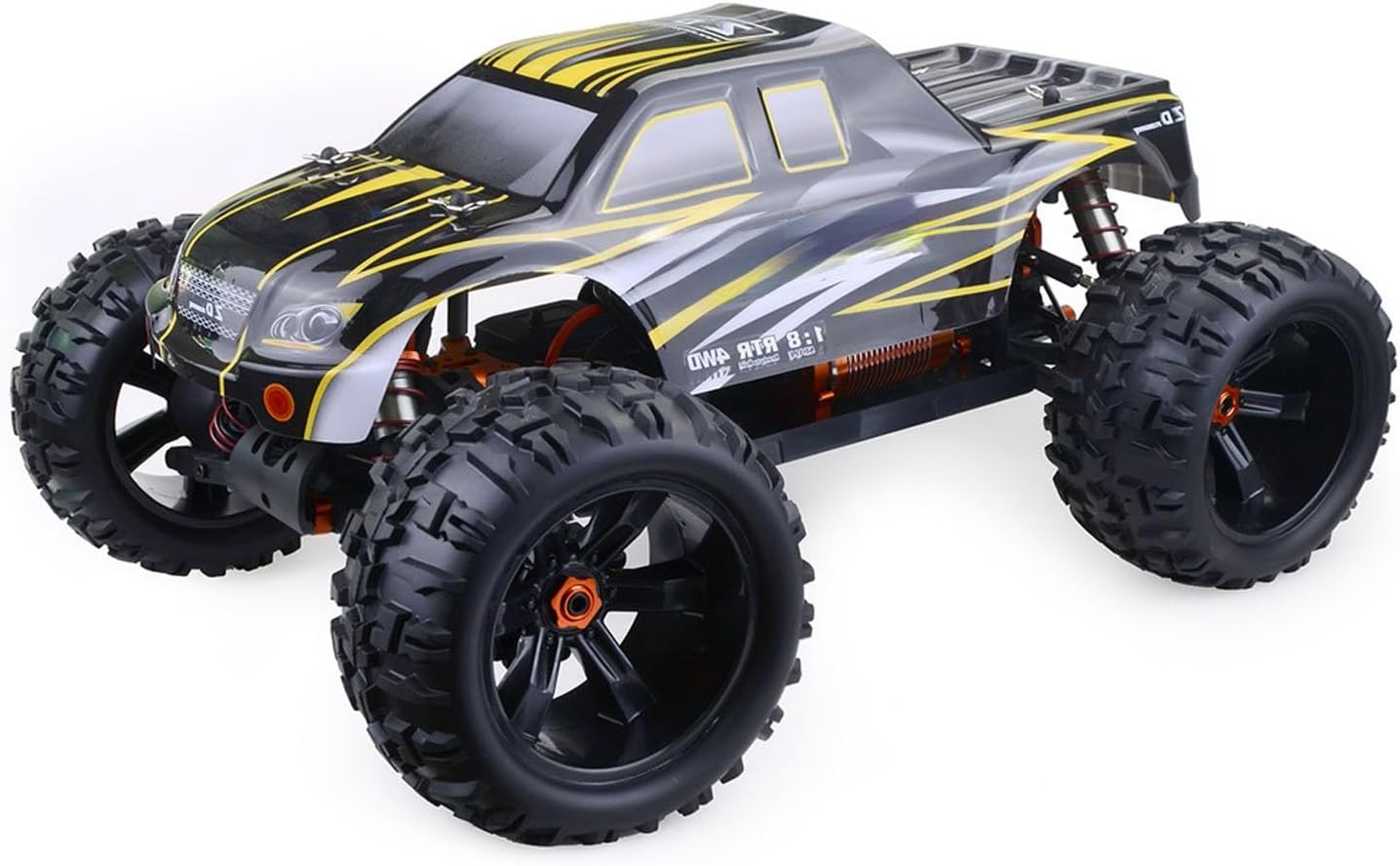 TOUCAN RC HOBBY 1/8 90KM/H Racing Radio Control Monster Truck 9116 V3 High Speed AWD RC Off Road Vehicle RTR Metal Gears Alloy Chasiss for Ages 14+