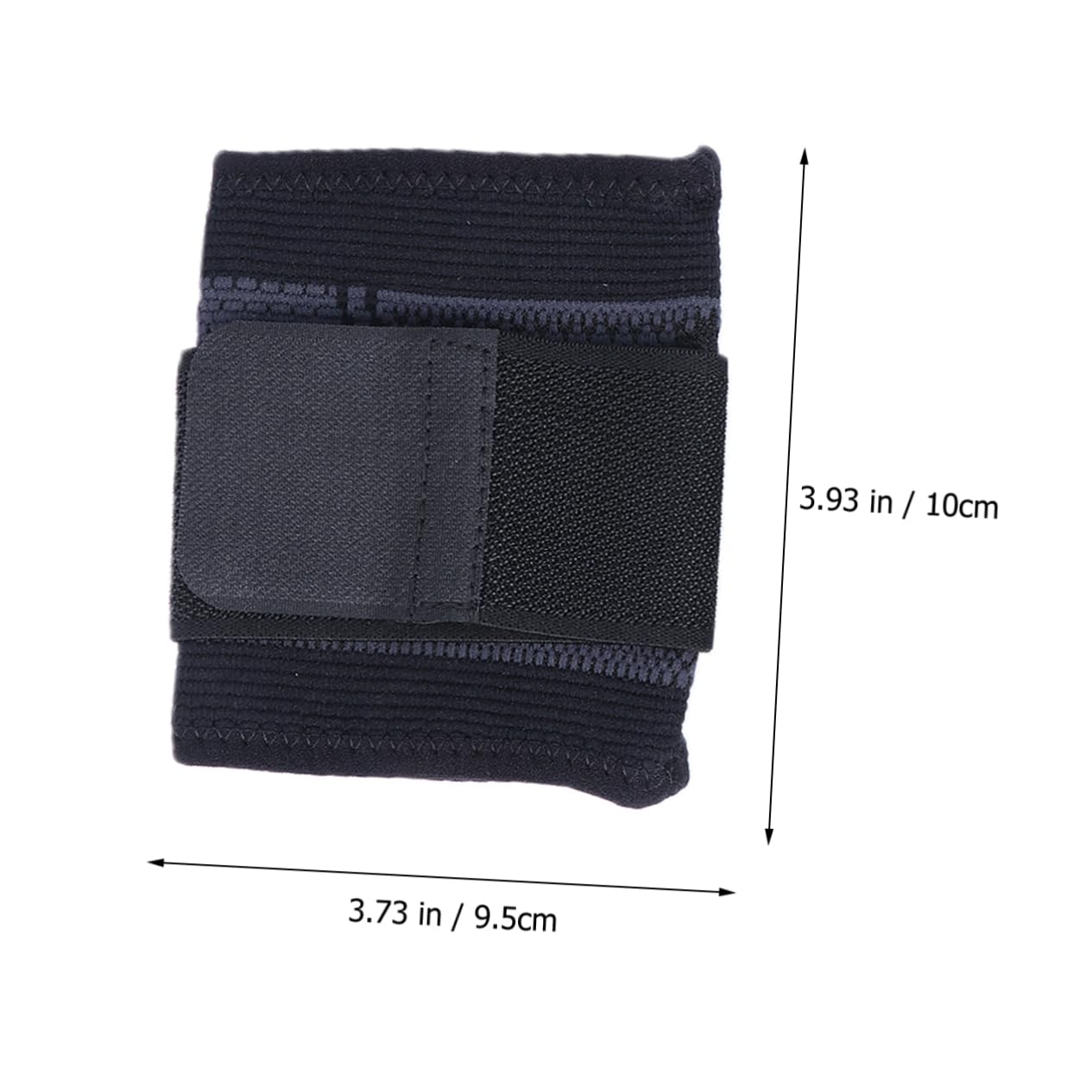 FOMIYES 2 Pcs Compression Wrist Brace Wrist Wraps for Support Adjustable Straps Black