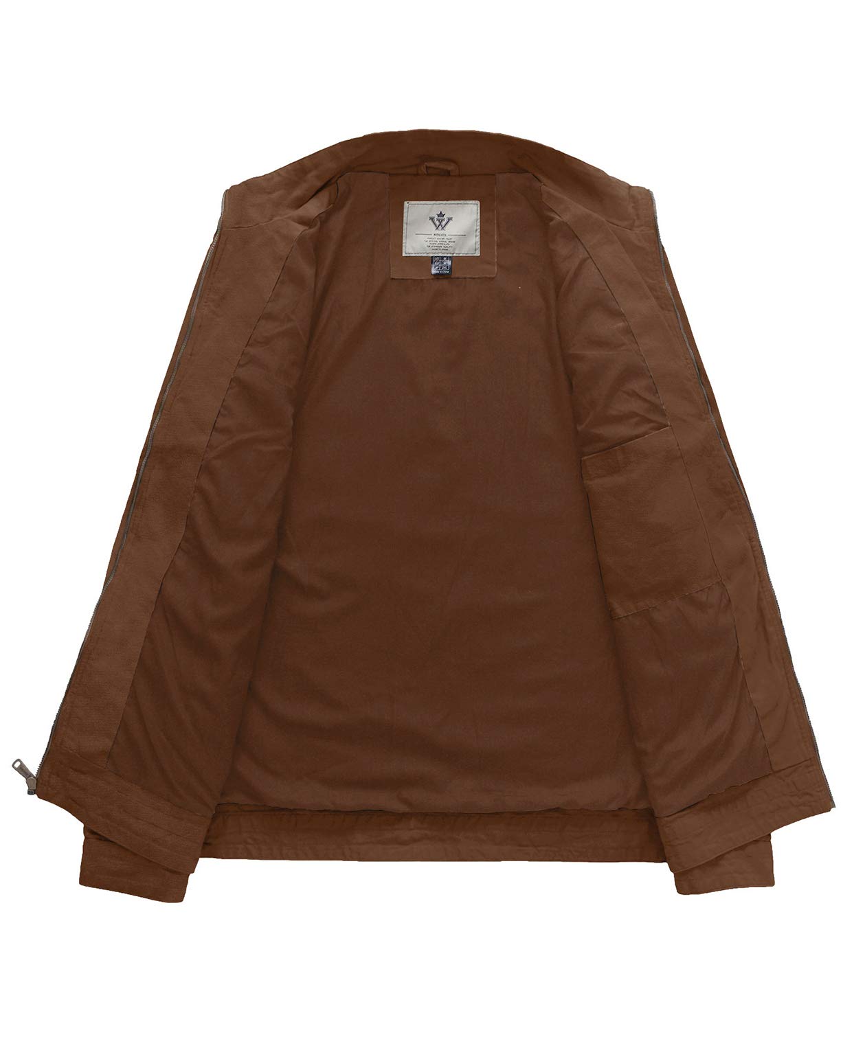 WenVen Clásica Chaqueta Hombre Cazadora Entretiempo Chaqueta Militar Hombre Chaqueta Aviador y Primavera Otoño Verano Cazadoras Caballero Regular Fit Chaqueta Hombre Entretiempo
