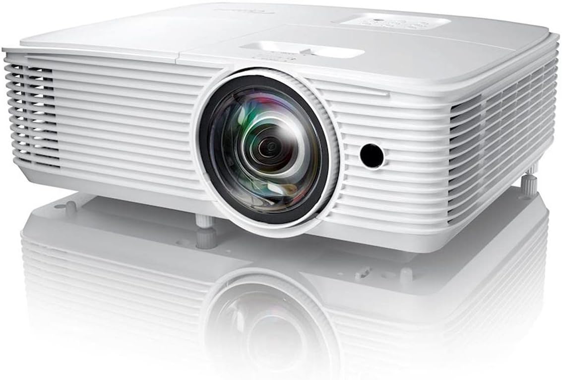 Proyector para juegos de corto alcance GT1080HDRx | Modo de juego mejorado para juegos de 1080p 120 Hz a 8,4 ms | Compatibilidad con 1080p y HDR con entrada 4K UHD | Brillantes 3800 lúmenes para día y noche | Blanco