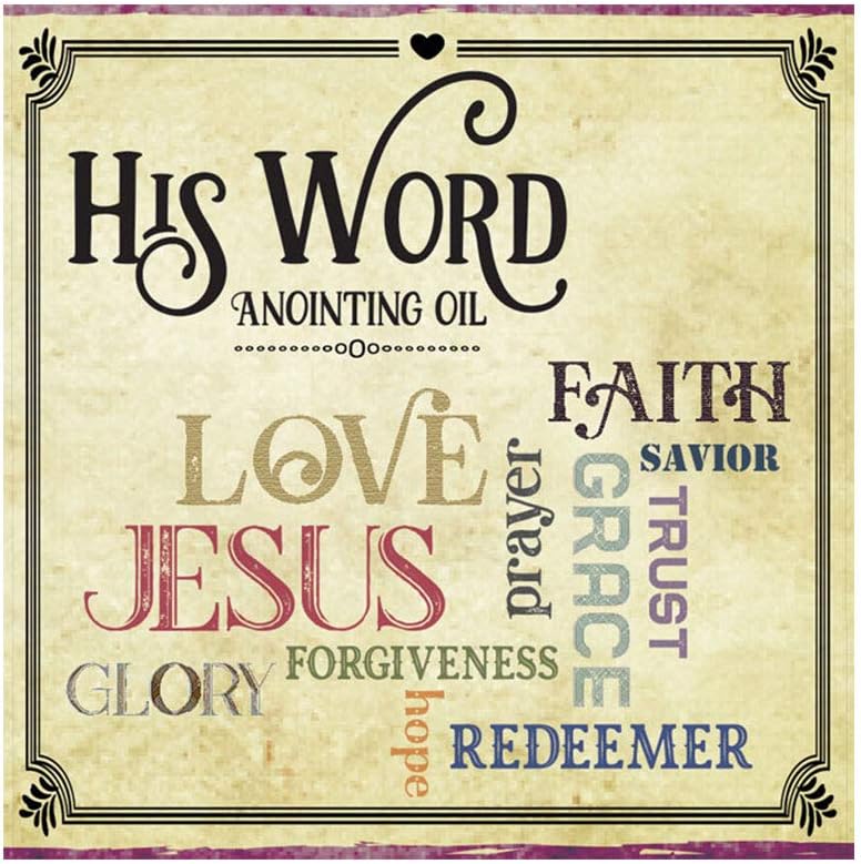 His Word Anointing Oil Gift Set - Unscented - Scripture Group 2