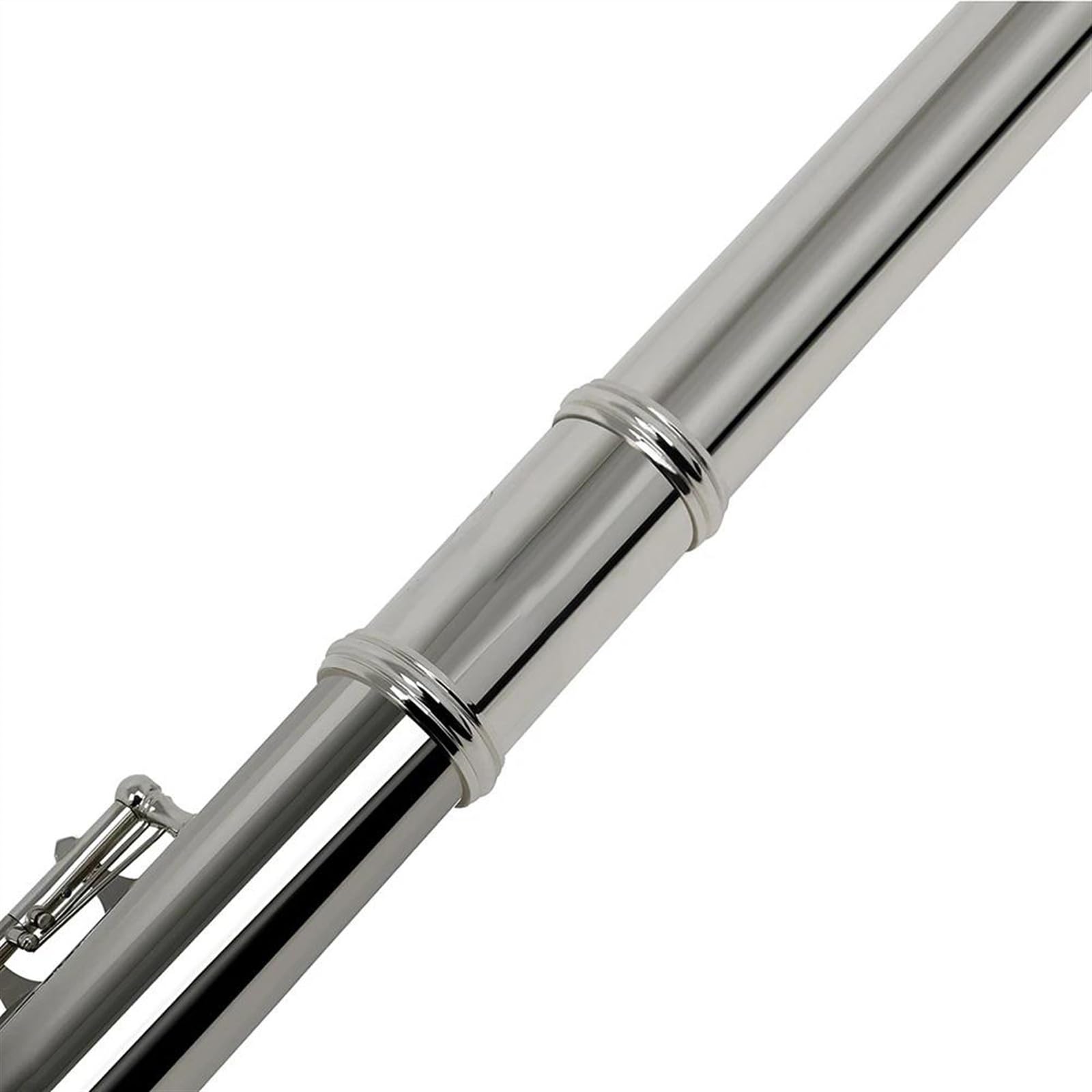Flauto Traverso In Cupronichel A 16 Fori Chiusi Con Chiave C Con Offset G E Chiave E Divisa Flauto Traverso Kit