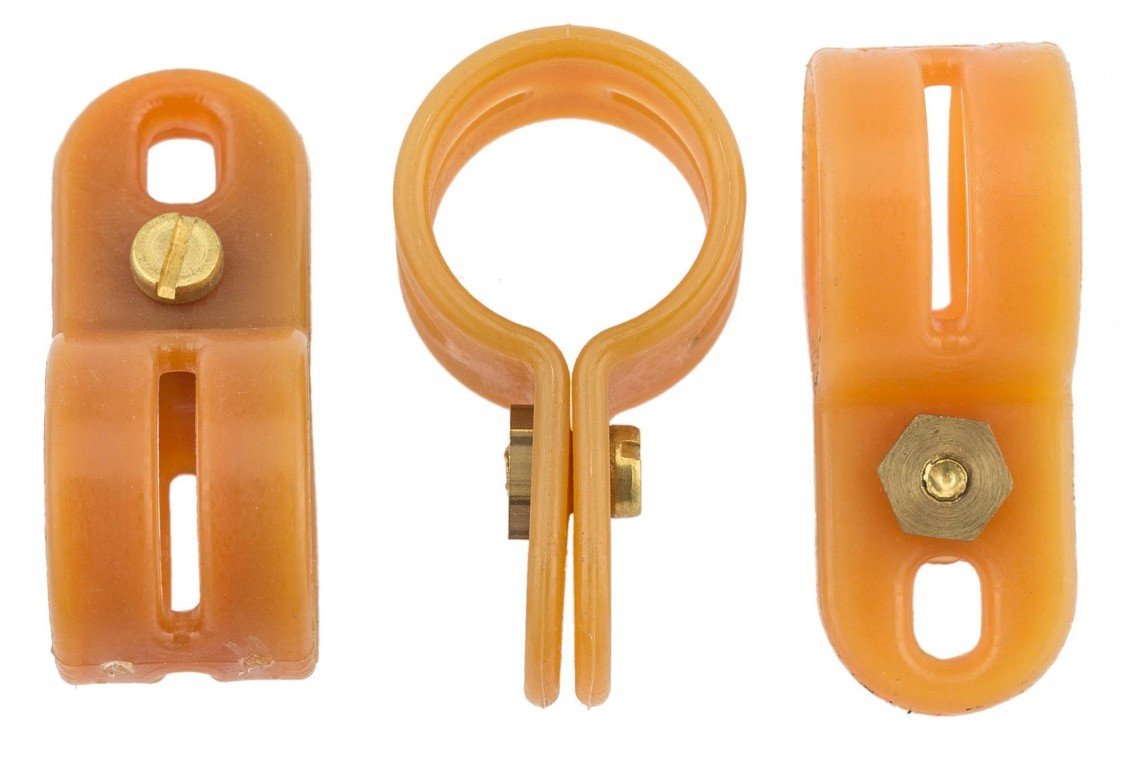Europ-Arm Bagues d'attache en plastique oie laiton