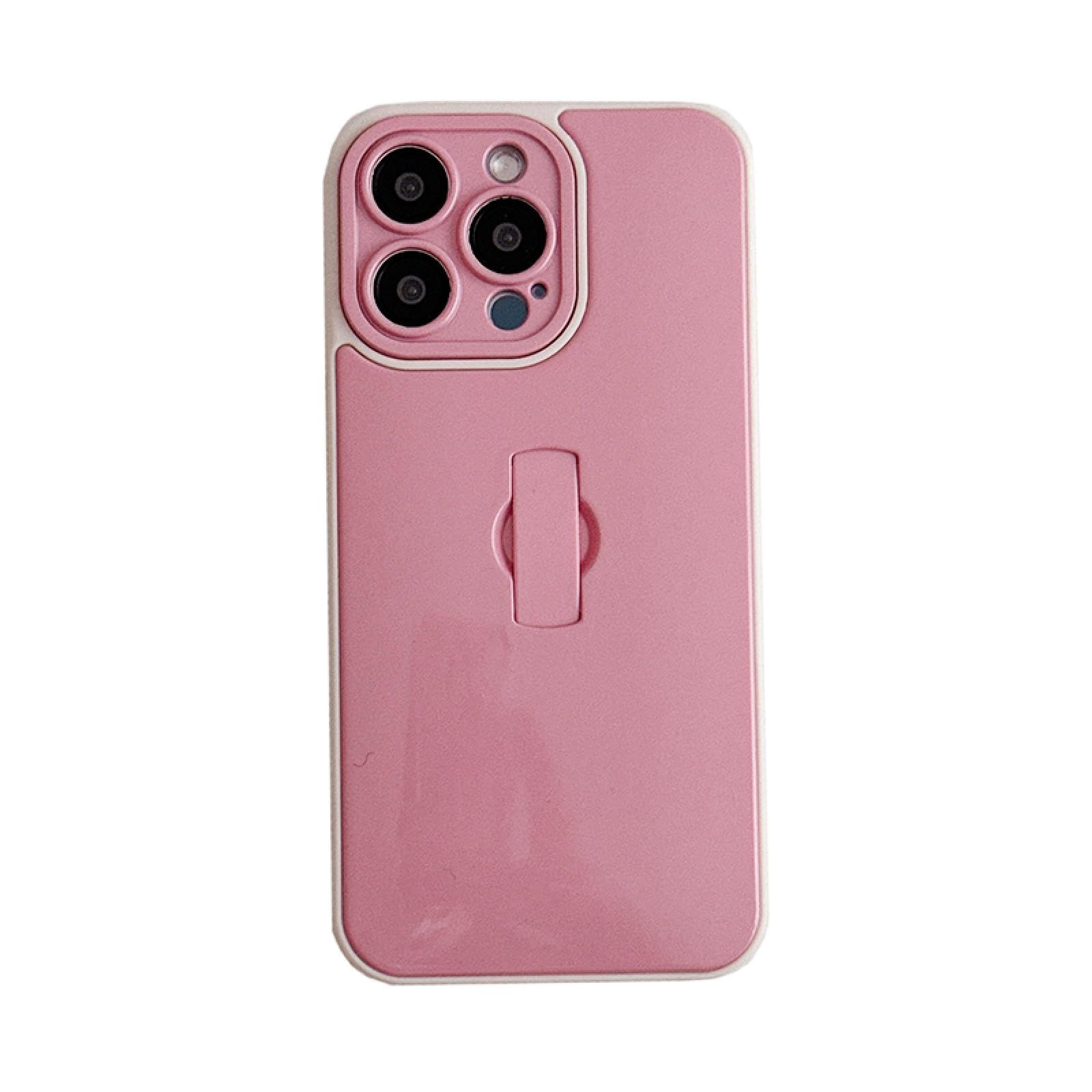 Coque iPhone 13 Pro Max rose avec anneau de béquille pastel - 8