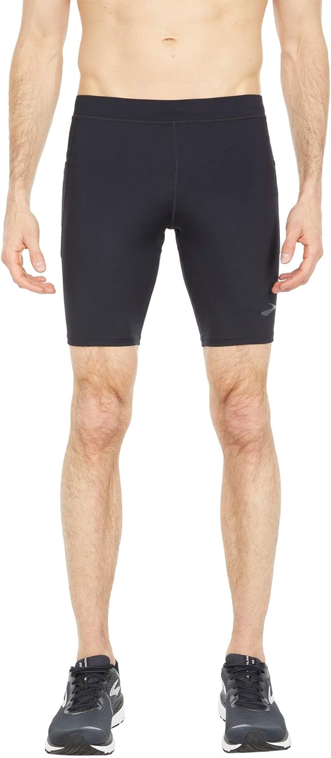 Men's Source 9" Short Tight, Lightweight Running Compression Shorts with Seamless Fitted Fit & Drop-in Storage